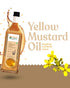 Bharat Vedica Organic Wood Pressed Yellow Mustard Oil Organic Wood Pressed Pili Sarso ka Tel
