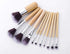Bamboo India Bamboo Makeup Brush Set With Pouch