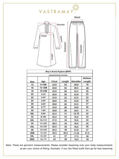 Vastramay Boy's Grey Indo Western Jacket With Cream Kurta And Pyjama Set