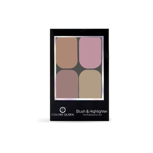 Colors Queen Blusher and Highlighter Palette | 43 Gram