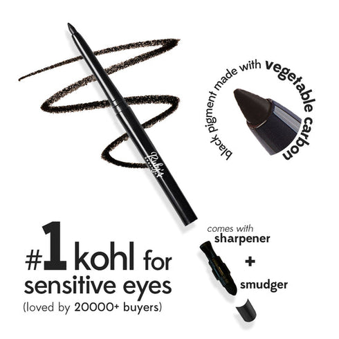 Ruby's Organics Smoked Kohl + Eye Liner Black