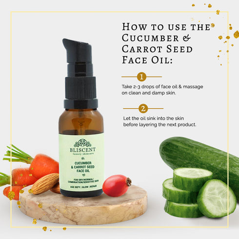 BLISCENT Cucumber & Carrotseed Face Oil