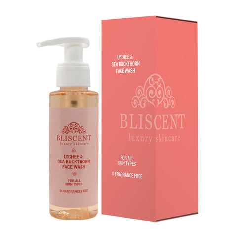 BLISCENT Lychee & Sea Buckthorn Face Wash