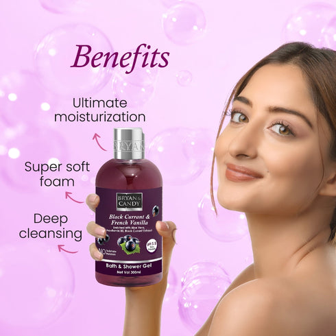 Bryan & Candy Black Currant & French Vanilla Bath and Shower Gel