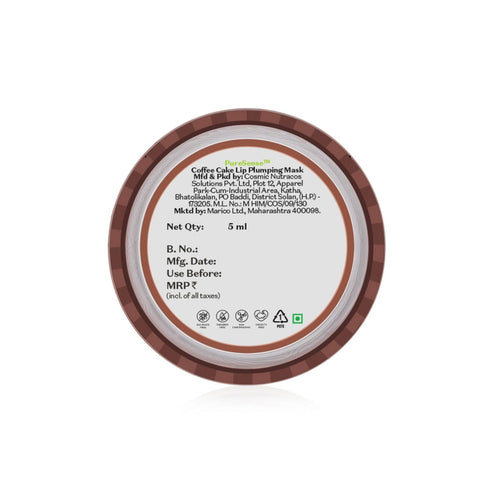 PureSense Coffee Cake Lip Plumping Mask | From the makers of Parachute Advansed
