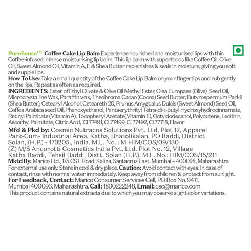 PureSense Coffee Cake Lip Balm