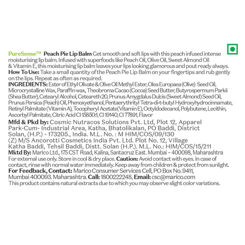 PureSense Peach Pie Lip Balm
