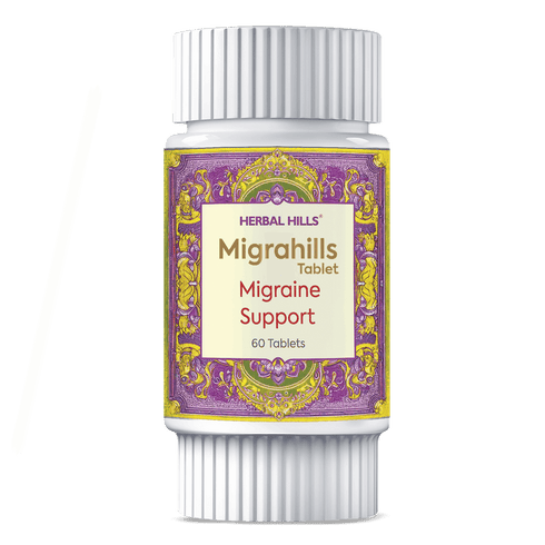 Herbal Hills Migrahills Migraine Support Tablets