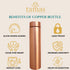 Tamas Jelly Plain Water Bottle Copper