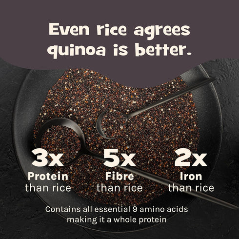 Nourish You Black quinoa | Superfood | Wholegrain 500gm