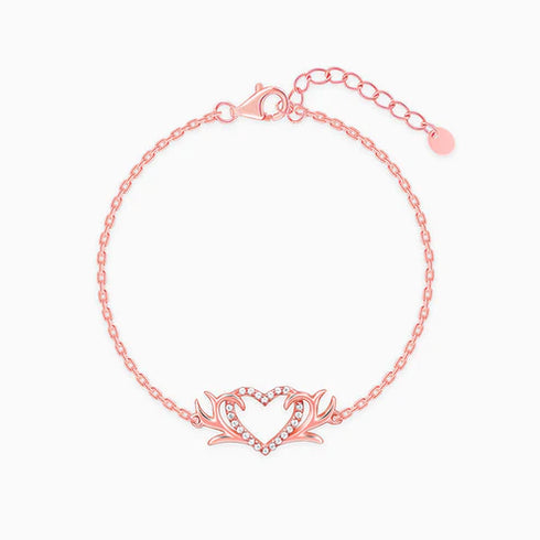 Giva Rose Gold Intertwined In Love Bracelet