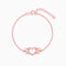 Giva Rose Gold Intertwined In Love Bracelet