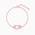 Giva Rose Gold Intertwined In Love Bracelet