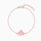 Giva Rose Gold Shamrock Bracelet
