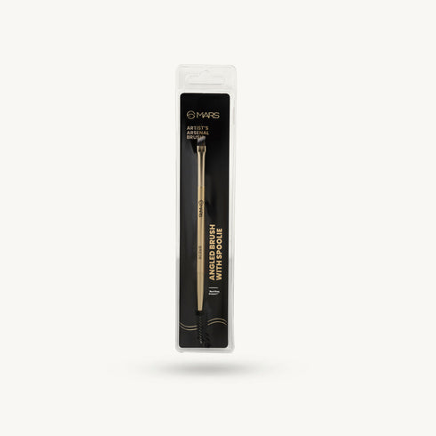 Mars Artist's Arsenal Brush | Angled Brush With Spoolie