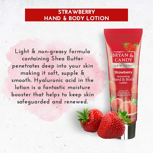 Bryan & Candy Strawberry Hand & Body Lotion