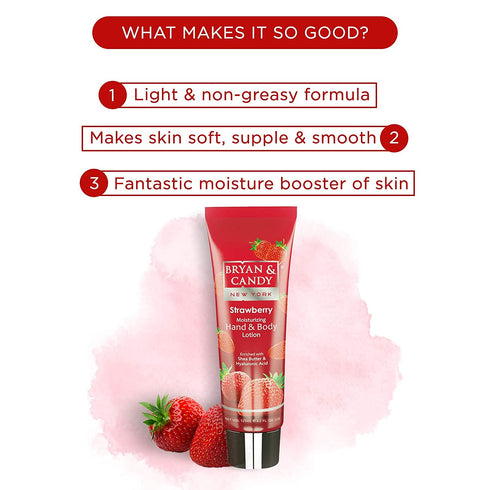 Bryan & Candy Strawberry Hand & Body Lotion