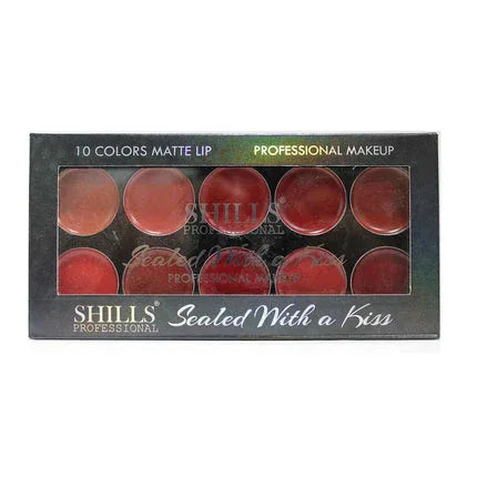 Shills Professional 10 Color Lip Palette-BS-7064-1.