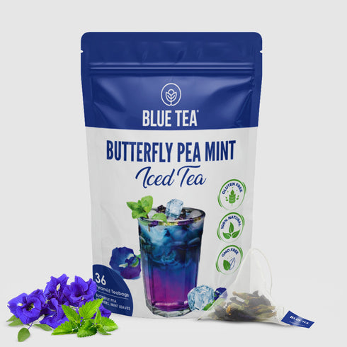 Blue Tea Butterfly Pea Mint Iced Tea | 36 Teabags