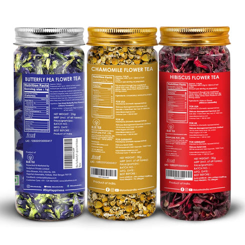 Blue Tea Flower Tea Pack