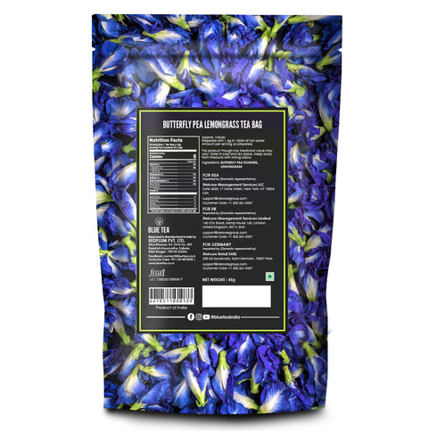 Blue Tea Butterfly Pea Lemongrass | 30 Teabags