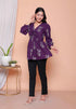 Miravan Womens Cotton Butterfly Style Floral Print V Neck Top
