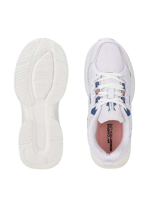 Campus BUTTER White Womens Sneakers