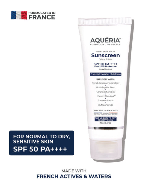 Aqueria Brightening French Sunscreen SPF 50 PA