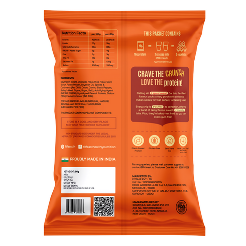 Fitfeast Protein Chips Peri Peri (Pack of 4)