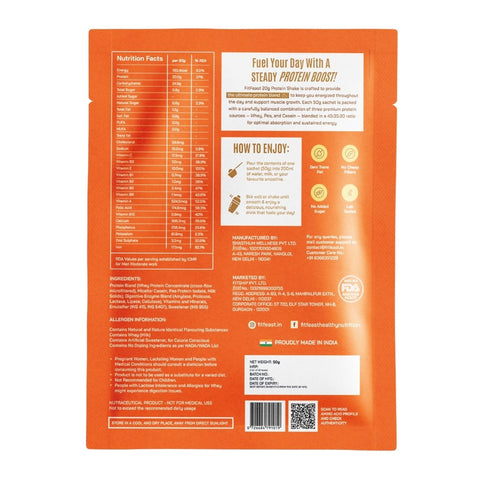 Fitfeast Protein Sachet Malai Kulfi (Pack of 2) (50g Sachet)