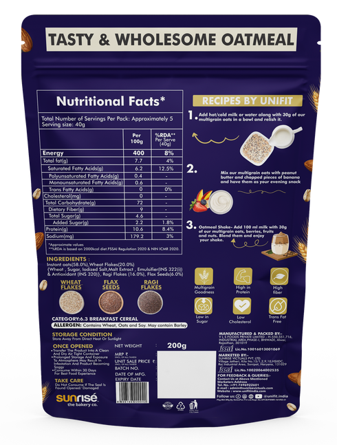UNIFIT Multigrain Oats