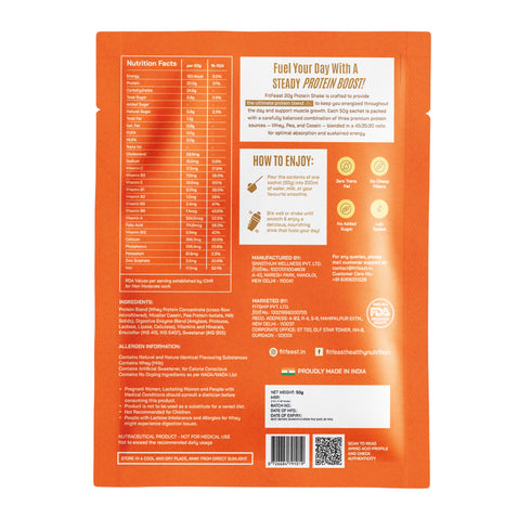 Fitfeast Protein Sachet Malai Kulfi x 1