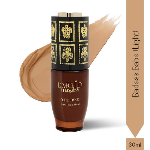 LoveChild Badass Babe Light | | One Take 5|IN|1 BB Cream With SPF 20 PA++ Sun Protection