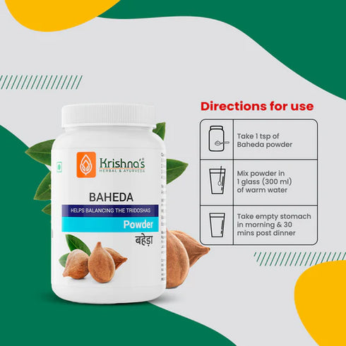 Krishna'S Herbal & Ayurveda Baheda Powder