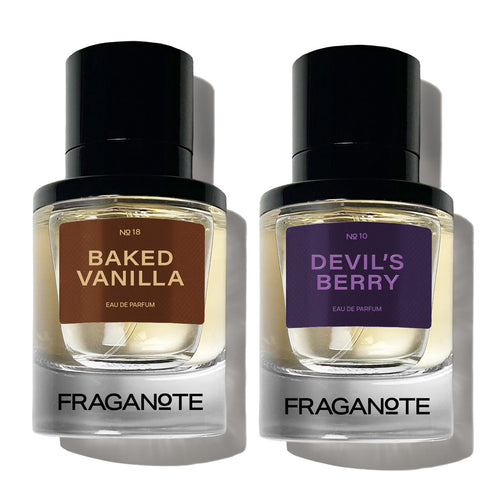 Fraganote Most Sold Combo: Baked Vanilla and Devil's Berry