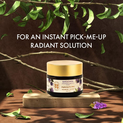 Suyu India Bakuchiol Brightening Face Mask