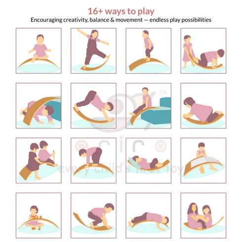 Ariro Toys Wooden Balancing board