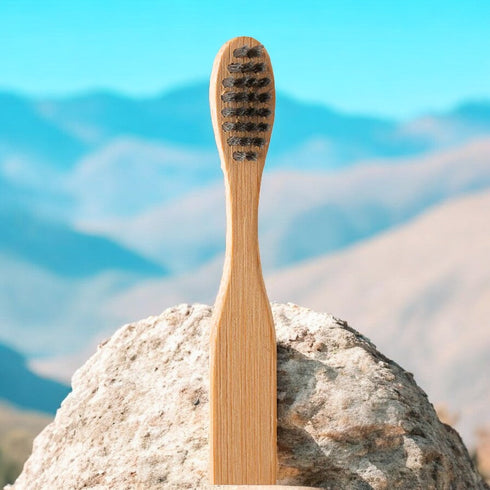 Bamboo India Bamboo Toothbrush Charcoal Kids
