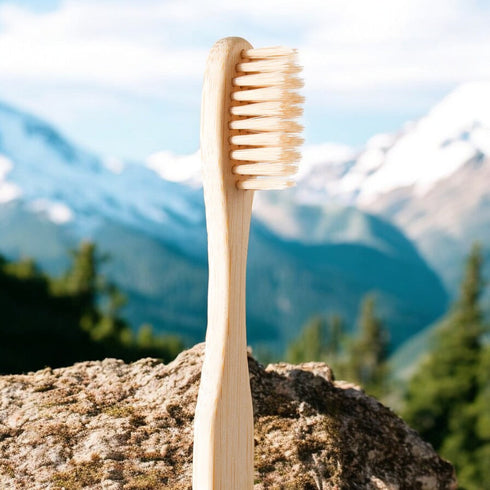 Bamboo India Bamboo Toothbrush Natural Adult