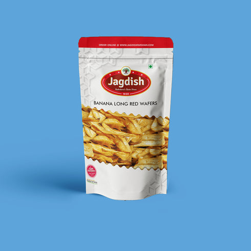 Jagdish Banana Long Red Wafers