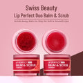 Swiss Beauty Lip Perfect Duo Balm & Scrub With Beetroot Extract