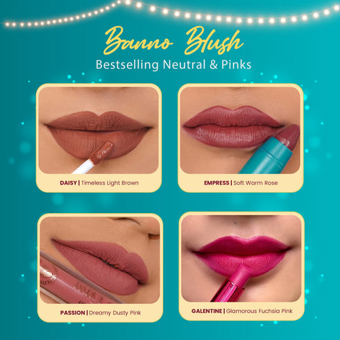 Parul Garg Beauty Banno Blush Essential Lip Set