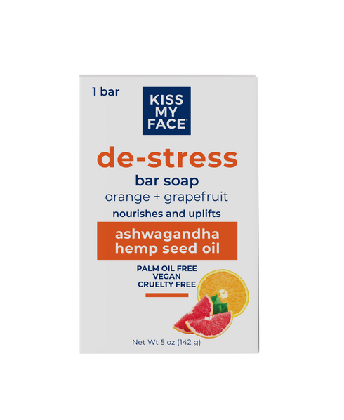 Kiss My Face De Stress Bar Soap Orange & Grapefruit