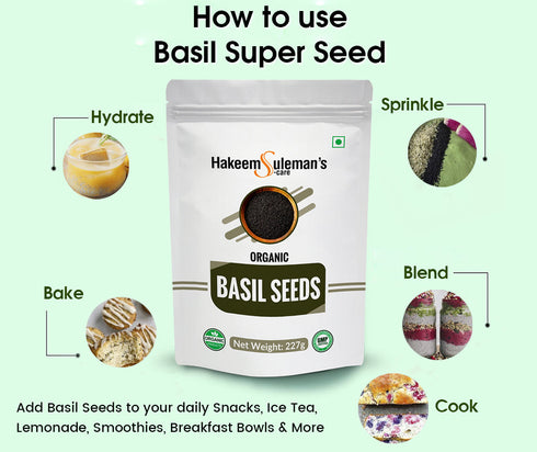 Atiya Herbs Basil Seeds