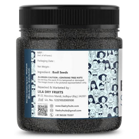 Lila Dry Fruits Basil Seeds