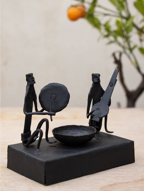 The India Craft House Bastar Tribal Art | Tealight Holder