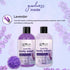Globus Naturals Lavender Body Lotion & Body Wash Skincare Combo with Loofa