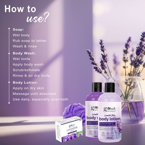 Globus Naturals Lavender Love Skincare Gift Box