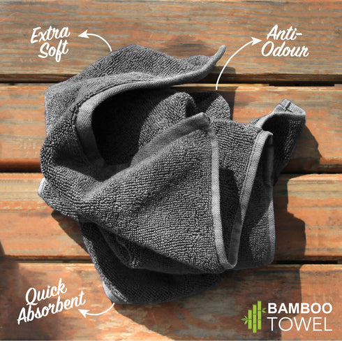 Heelium Bamboo Bath Towels - Set of 2