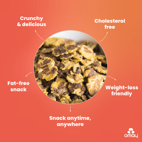 Omay Foods Beaten Chana - Protein Rich